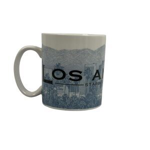 Vintage Starbucks 2002 Los Angeles Barista Series One Skyline City Of Angels Mug